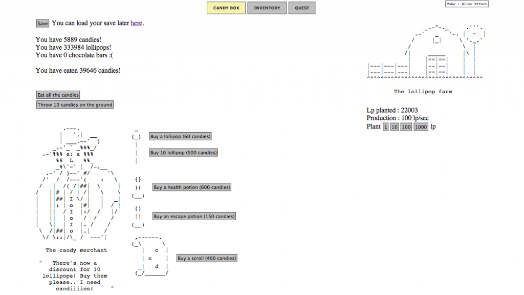 candy box the game showing lollipop farm