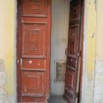 An open door
